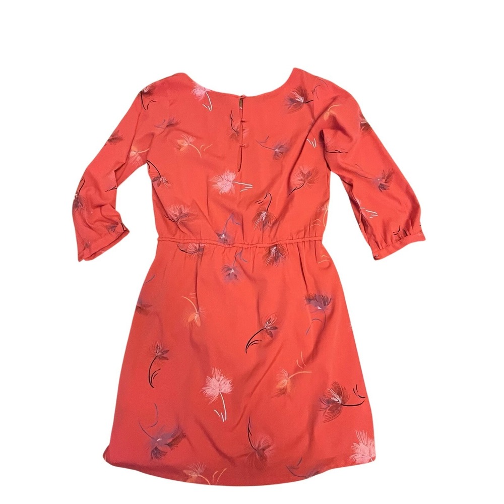 O'NEILL Women's Elegant Red/Poppy Floral Boho 3/4 Sleeve Dress Sz. M Missing But